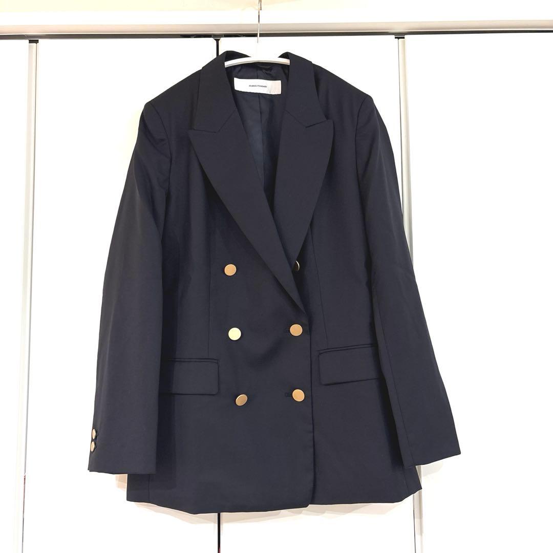 JOURNAL STANDARD 2025AWダブル ジャケット ネイビー 38