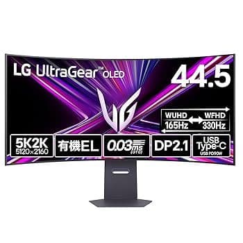 LG OLED ゲーミングモニター 45GX950A-B 44.5インチ