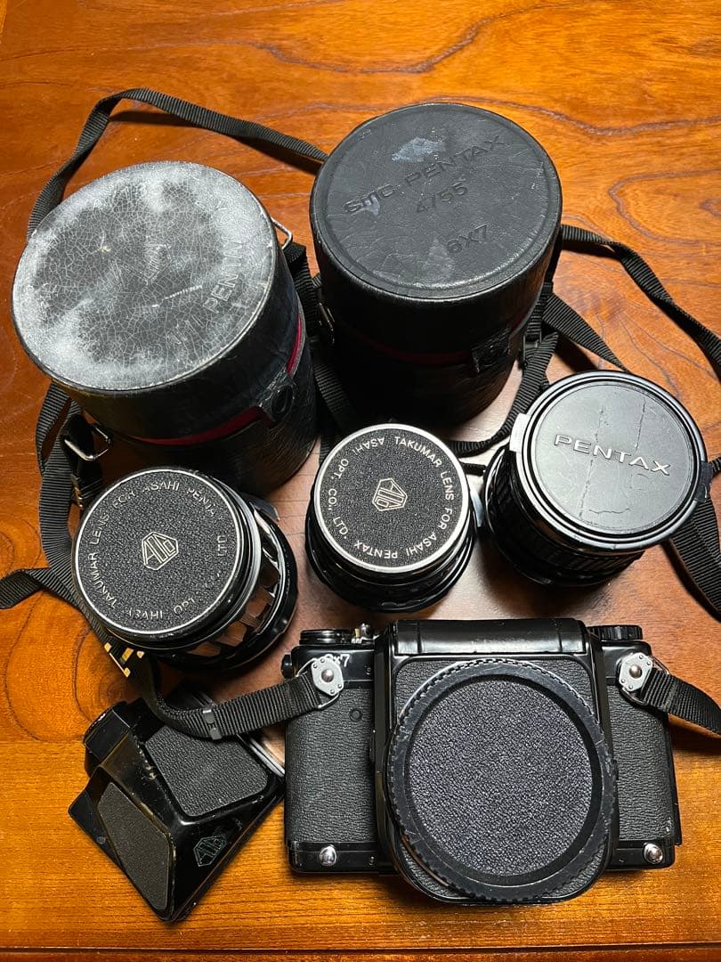 【週末セール】ASAHI PENTAX 6×7 中判フィルムカメラ レンズ3本