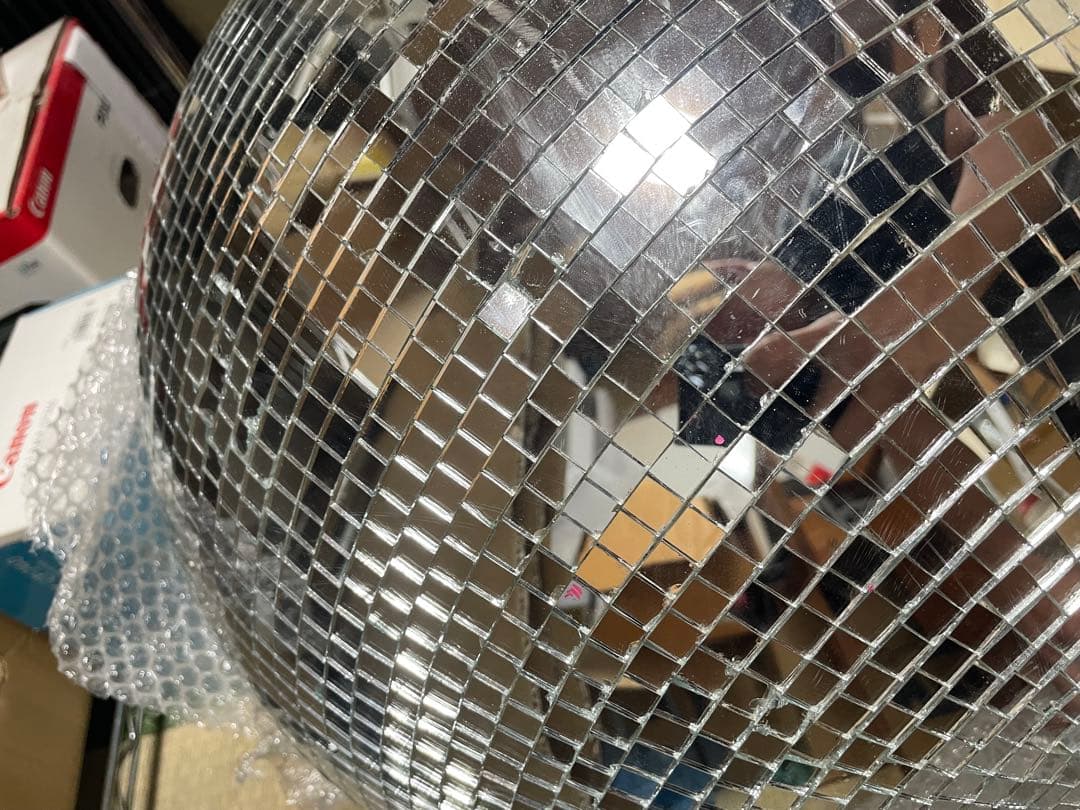 「直径50cm 大型 ミラーボール ディスコボール 吊り下げ」