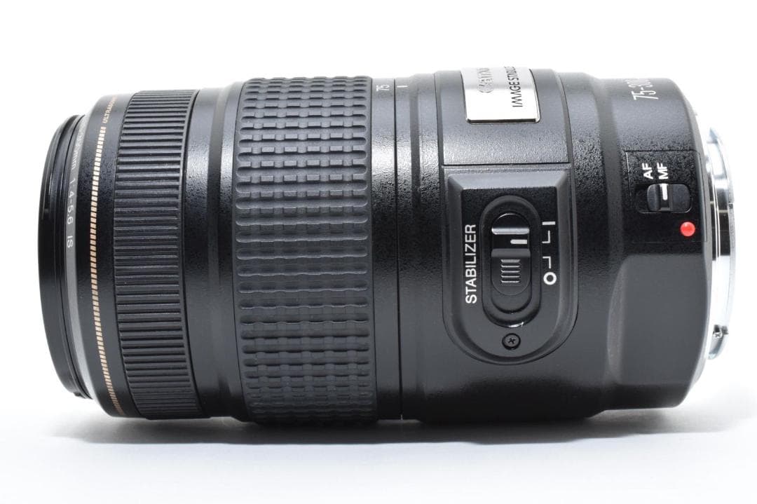 美品キヤノン CANON EF 75-300mm IS USM 望遠ズームレンズ