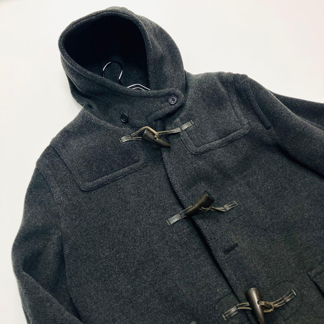 希少サイズ　美品　ニューヨーカー　ダッフルコート　ヘリンボーン　ムーアブルック