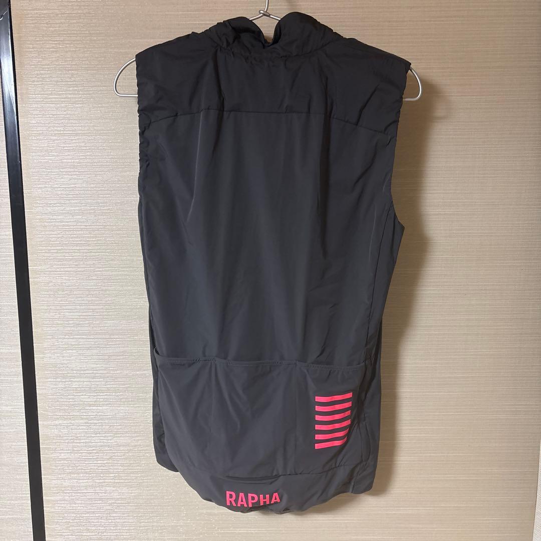 ラファ メンズ プロチーム インサレーティッド ジレ グレー系 Sサイズ