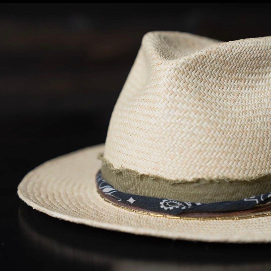 【美品】PABLO VINCI Panama hat パナマハット M/L