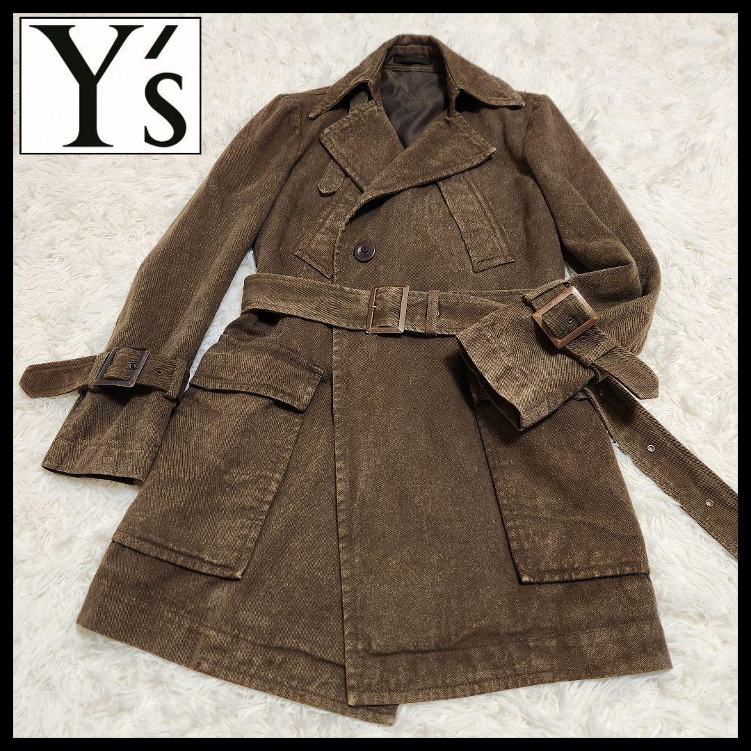 【希少】Y's ヨウジヤマモト 06AW ミリタリーコート ベルト付き