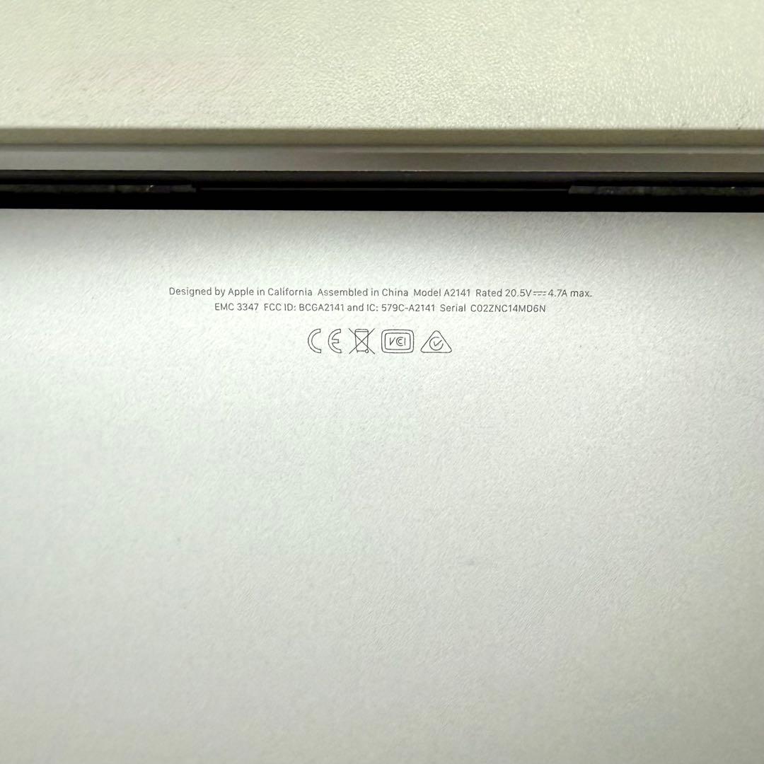 Macbook Pro 16インチ 2019 Core i9 16GB付属品完備