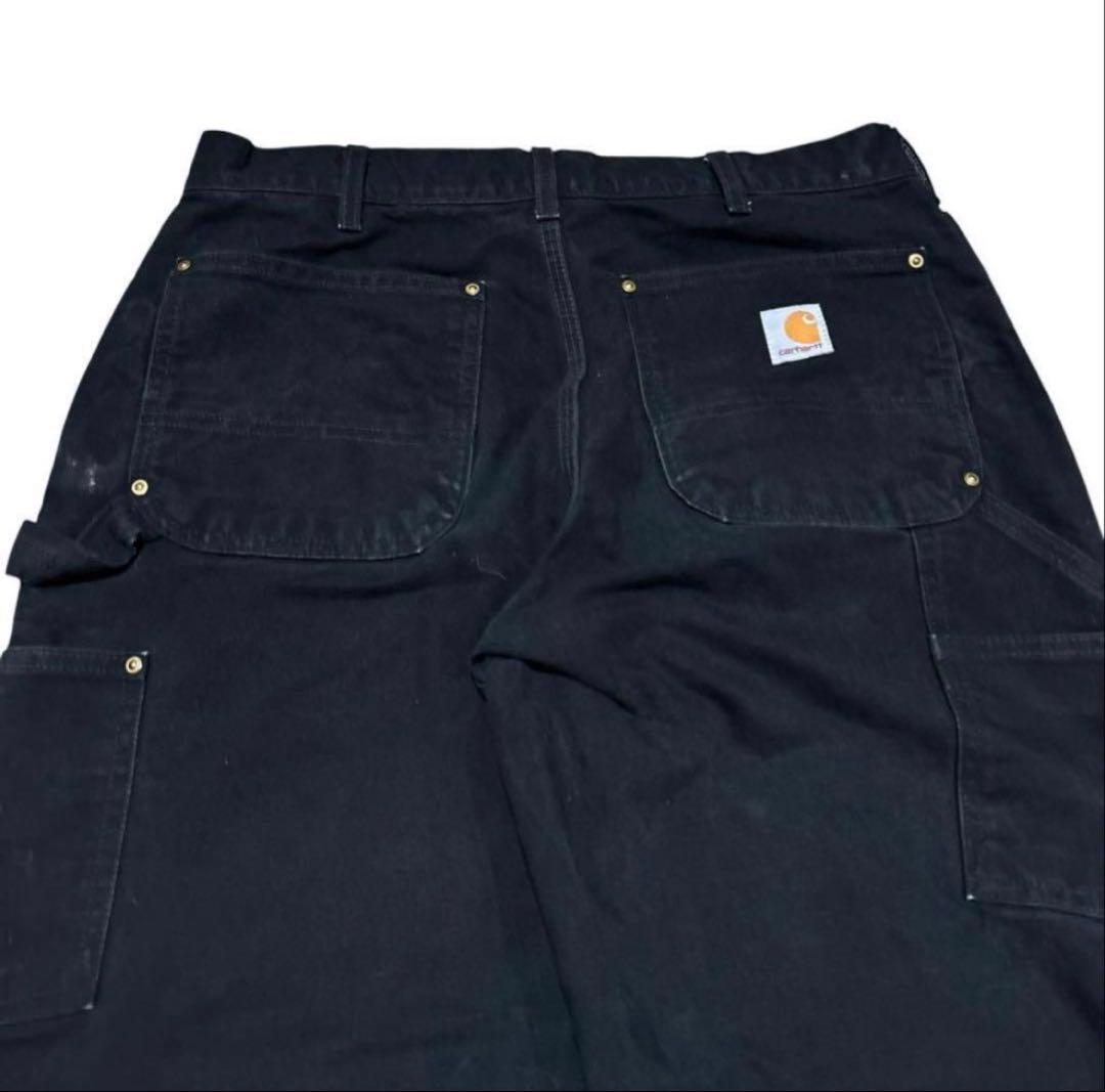 USA製　carhartt ダブルニー ペインターパンツ　 黒　ブラック