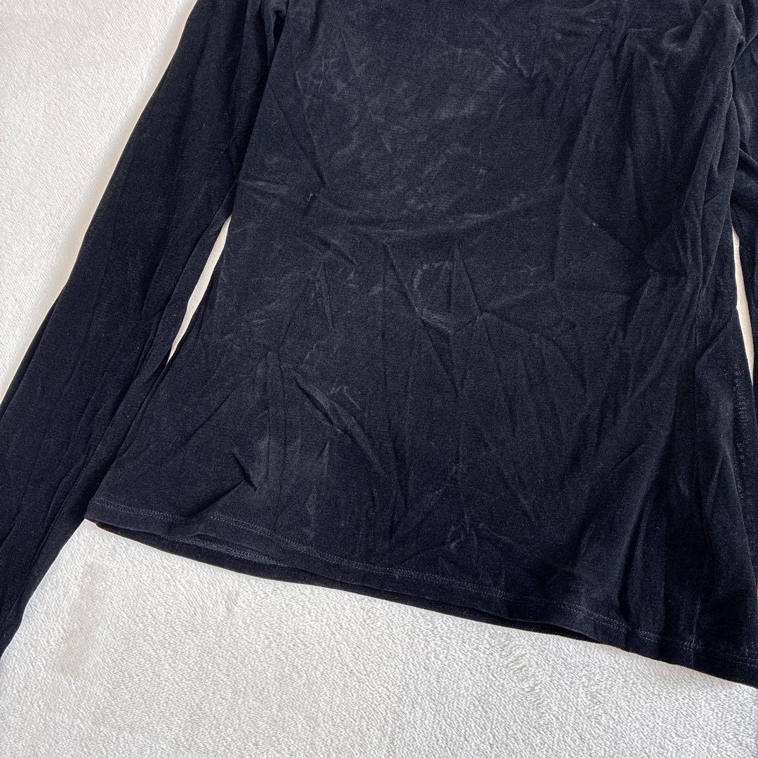 FRAY I.D アシメデコルテフロッキーチュールトップス　ブラック