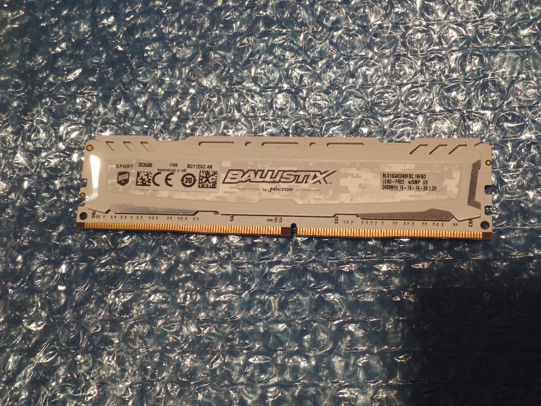 Crucial デスクトップ用メモリ 16GB DDR4 動作品 OC向け