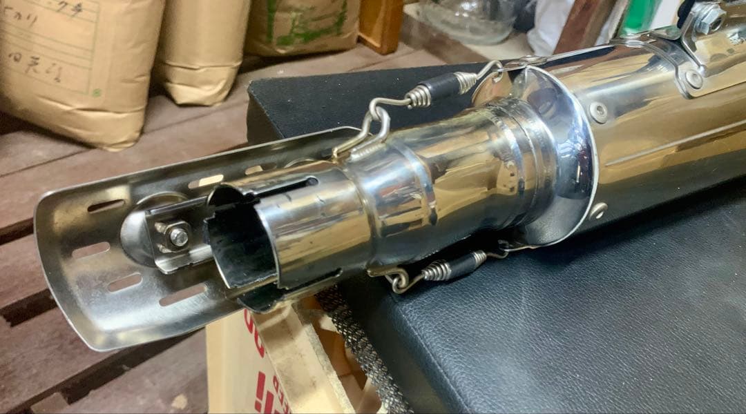 ホンダGB350用 モリワキ（MORIWAKI）スリップオンショートメガホン