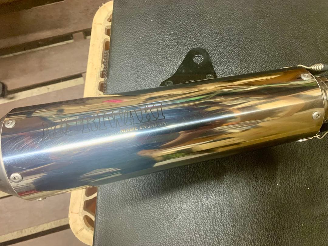 ホンダGB350用 モリワキ（MORIWAKI）スリップオンショートメガホン