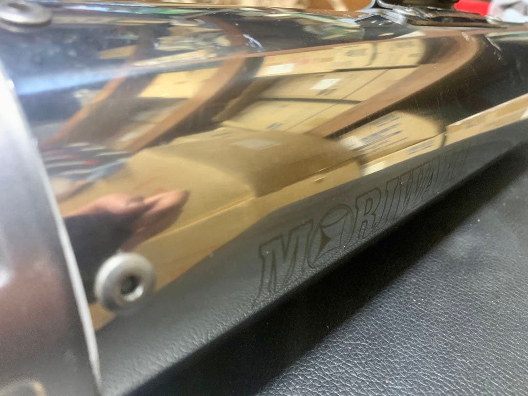 ホンダGB350用 モリワキ（MORIWAKI）スリップオンショートメガホン