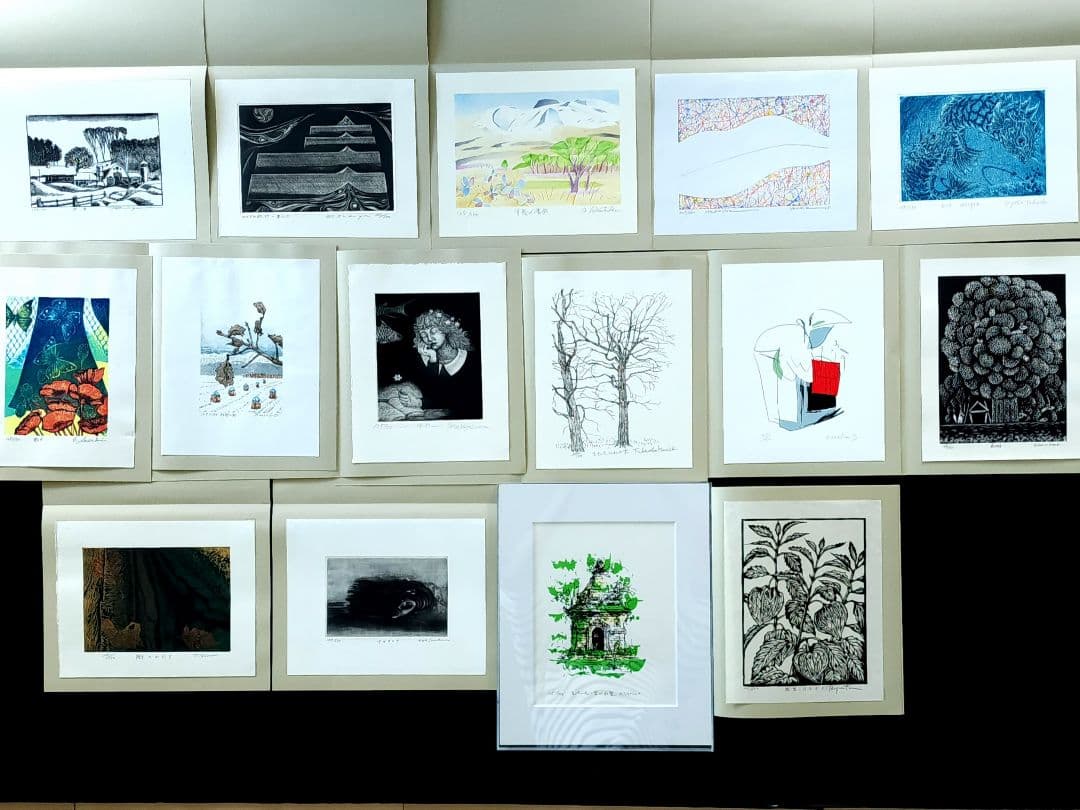 北海道版画協会作品集　35周年記念版画集 125/150　1994年