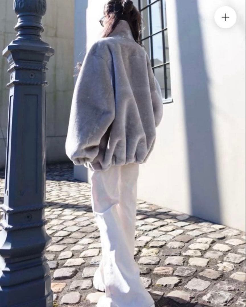 glamlipsスタンドカラーリバーシブルブルゾン