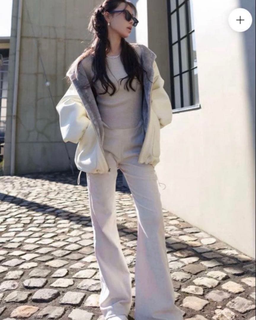 glamlipsスタンドカラーリバーシブルブルゾン