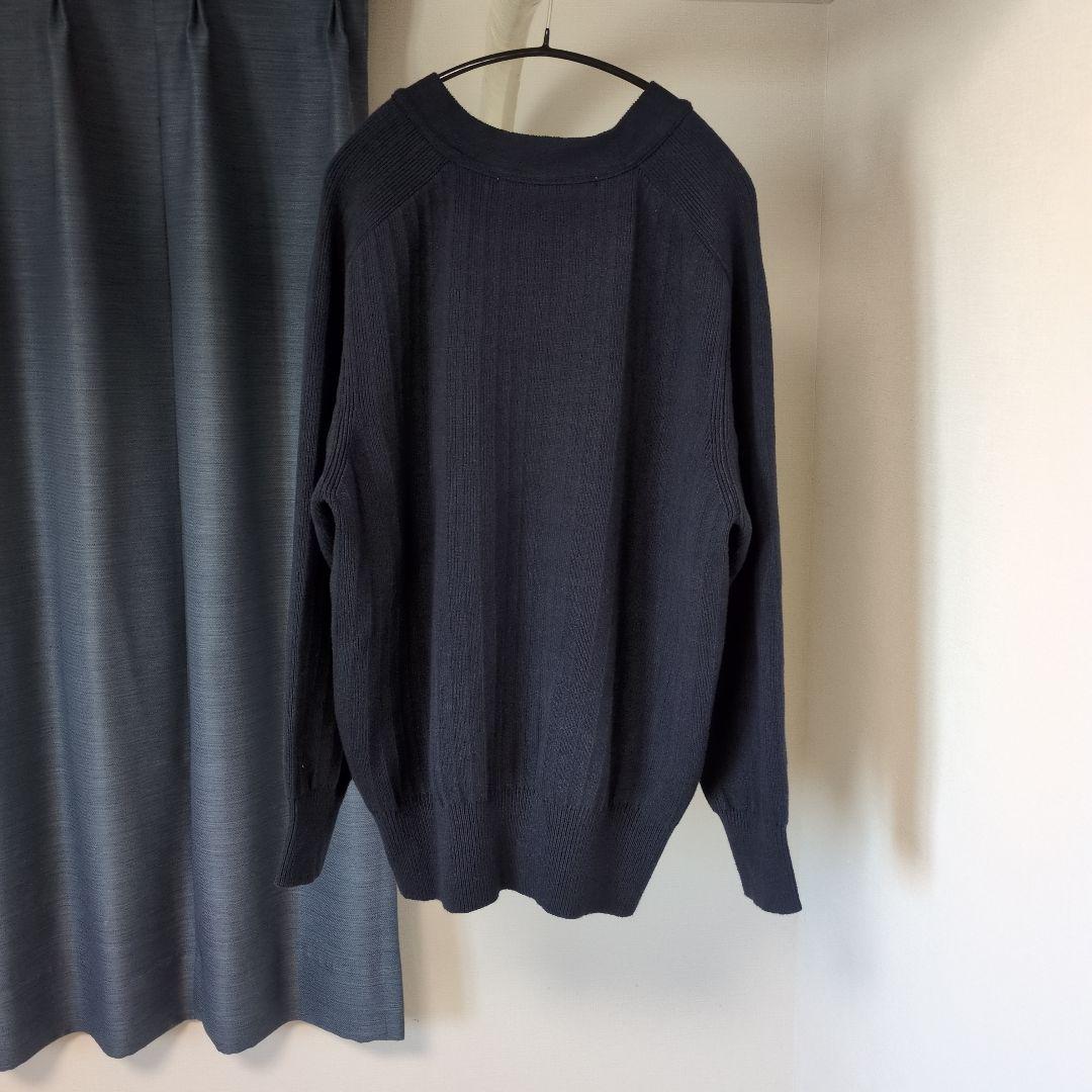 slopeslow コットン和紙オーバーダイクロス Vネック