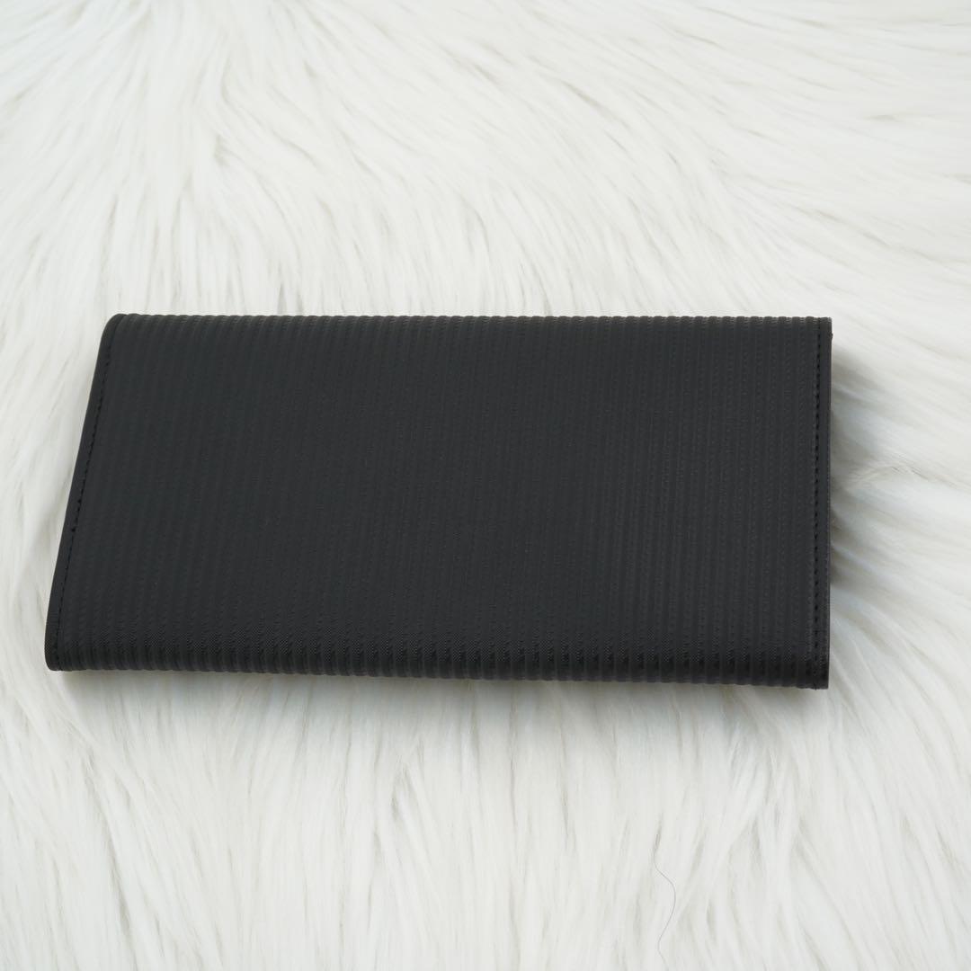 未使用品　BVLGARI ブルガリ　長財布　ロゴプレート　ミレリゲ　ブラック