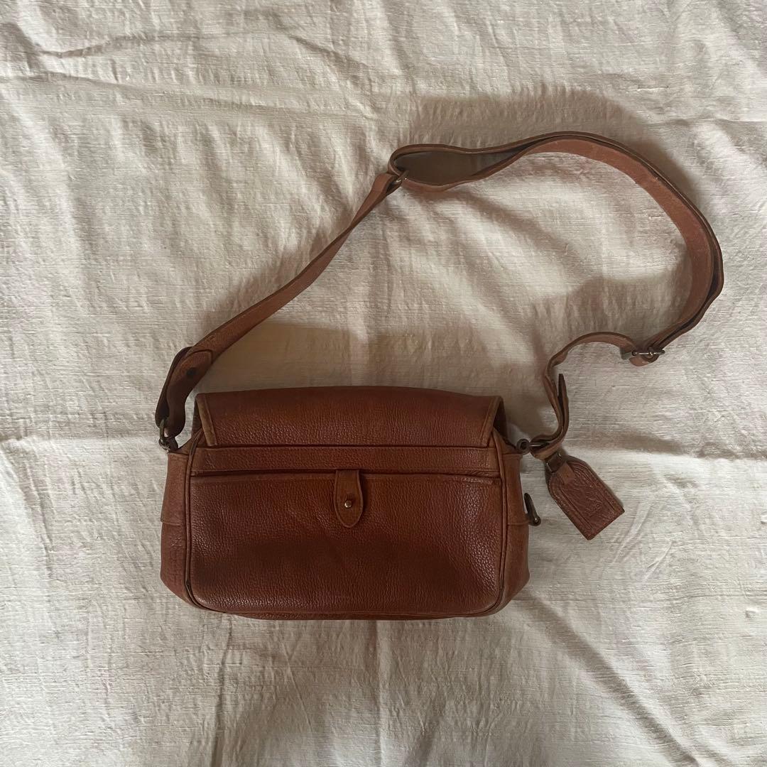【Ralph Lauren】90'vintage レザーショルダーバッグ