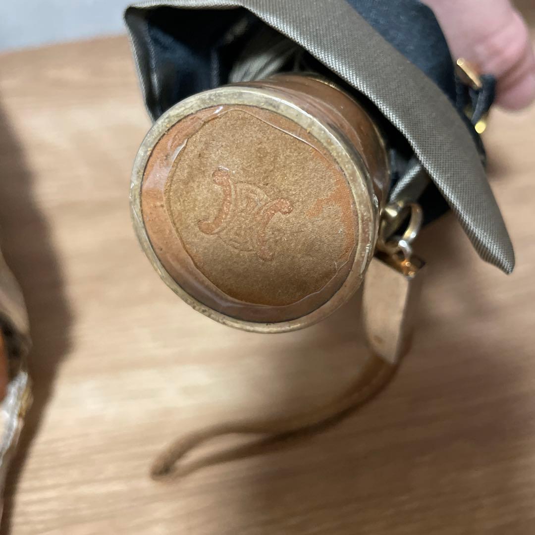 新品未使用品　CELINE トリオンフ柄　マカダム柄　折り畳み傘