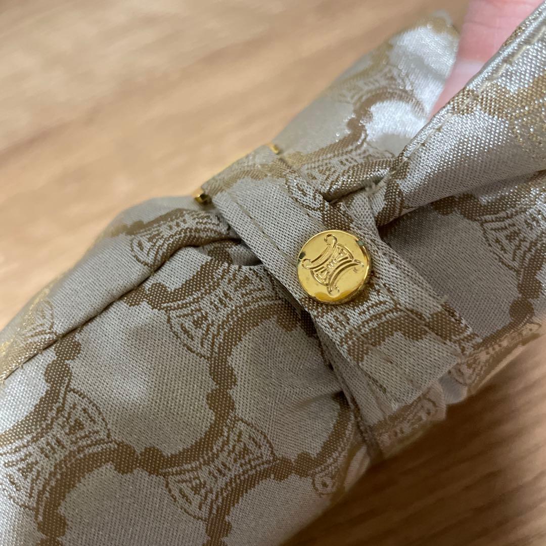 新品未使用品　CELINE トリオンフ柄　マカダム柄　折り畳み傘