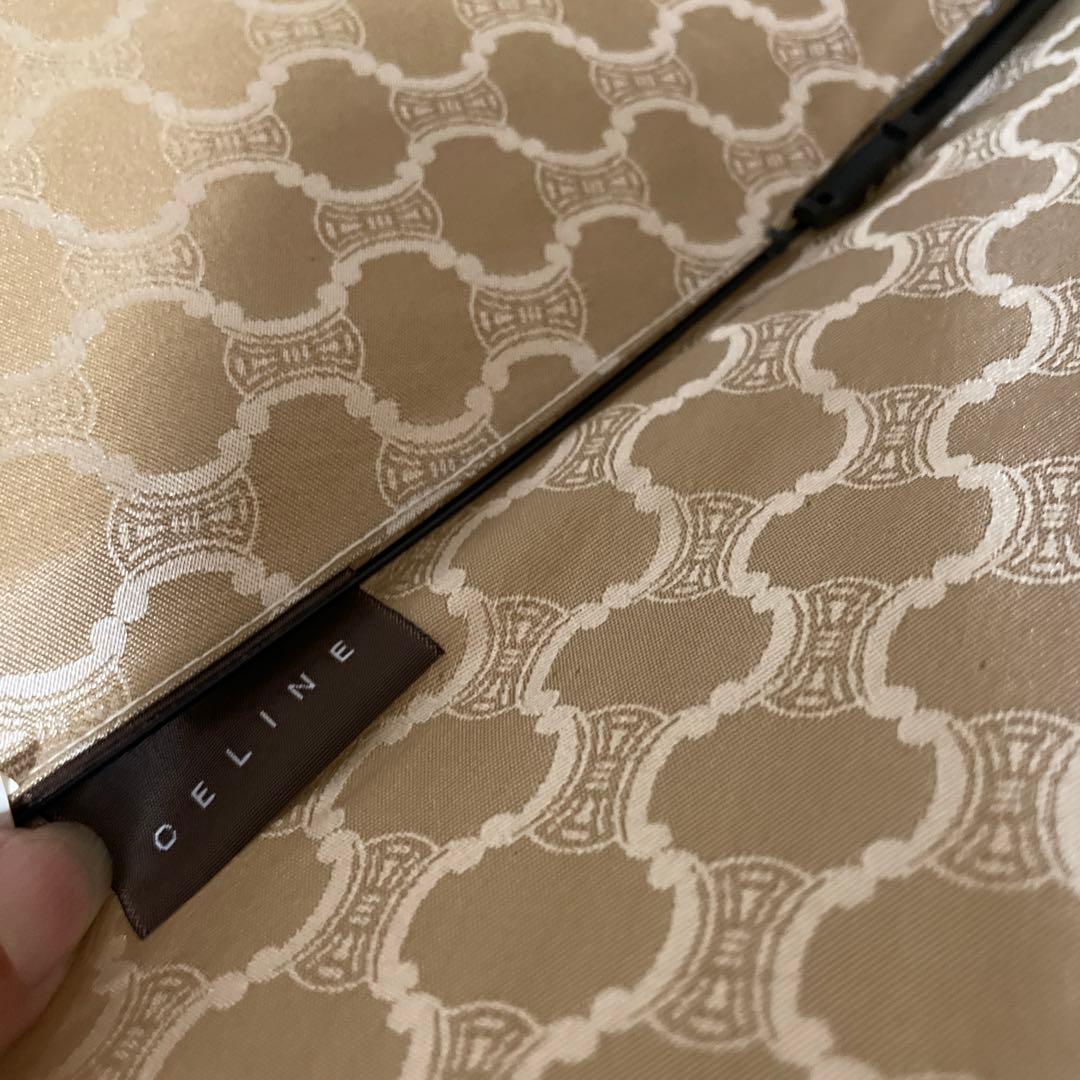 新品未使用品　CELINE トリオンフ柄　マカダム柄　折り畳み傘