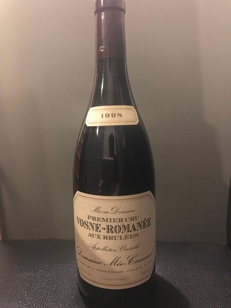 ヴォーヌ・ロマネ・オー・ブリュレ プルミエ・クリュ 1998