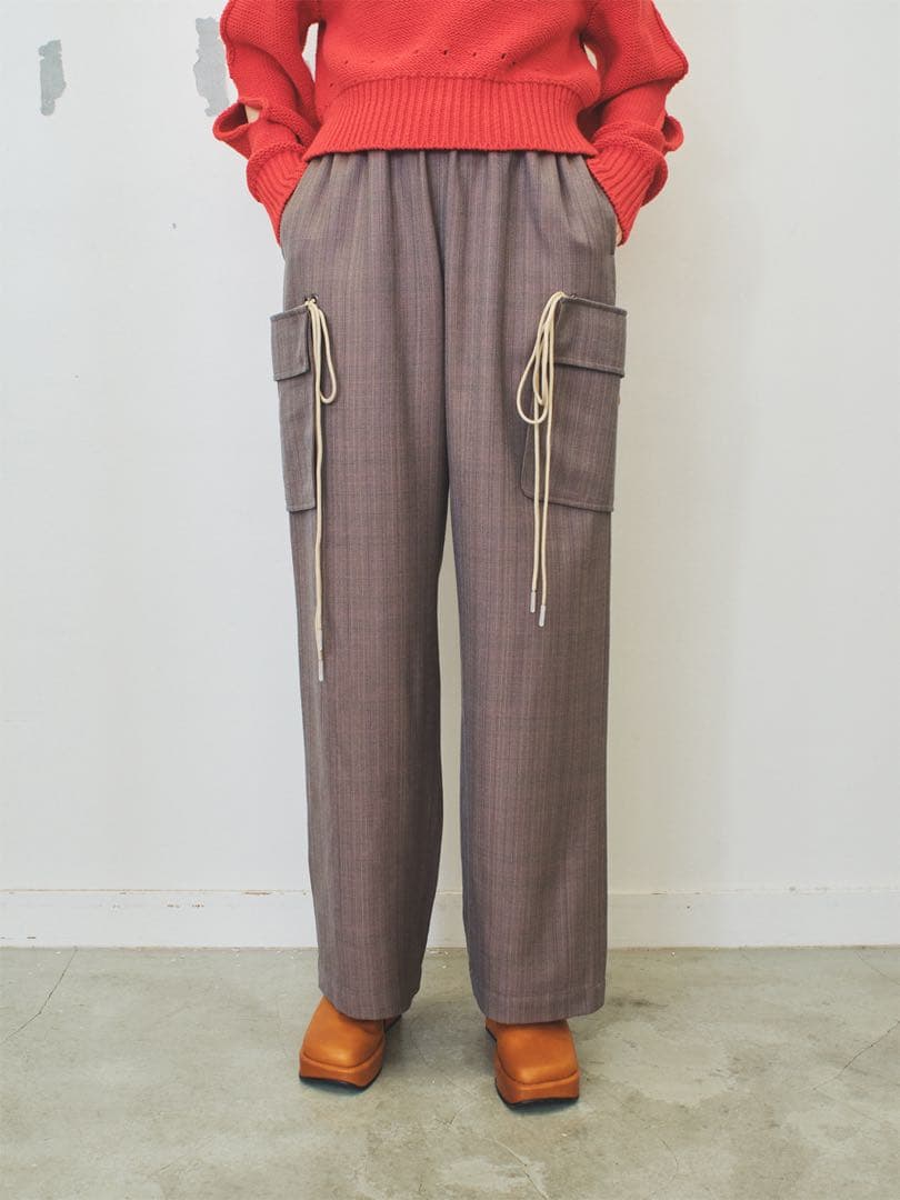 Soduk 24SS pockets easy trousers カーゴパンツ