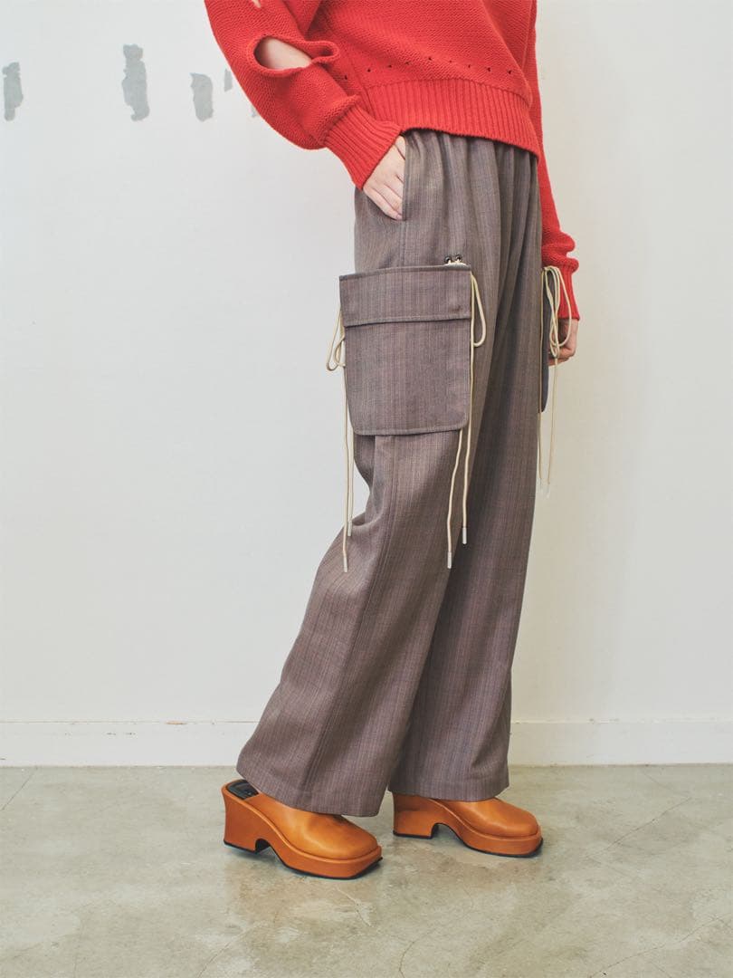 Soduk 24SS pockets easy trousers カーゴパンツ
