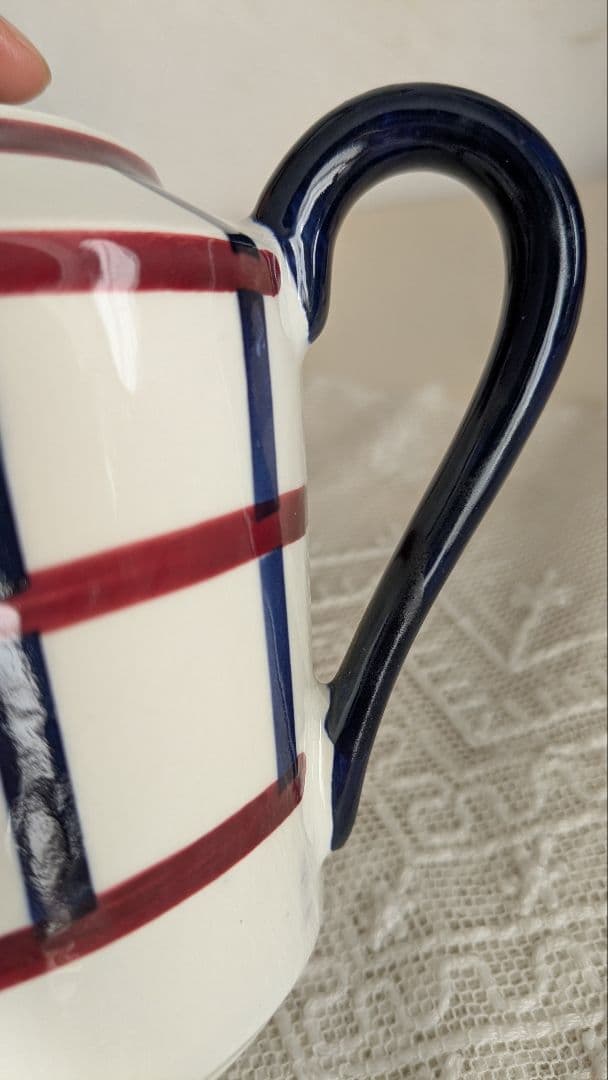 クレイユモントロー HBCM バスク柄 Bearn シュガーポット フランス