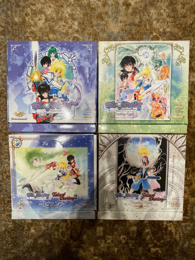 新品 未開封 4点セット BOX カード テイルズ オブ デスティニー