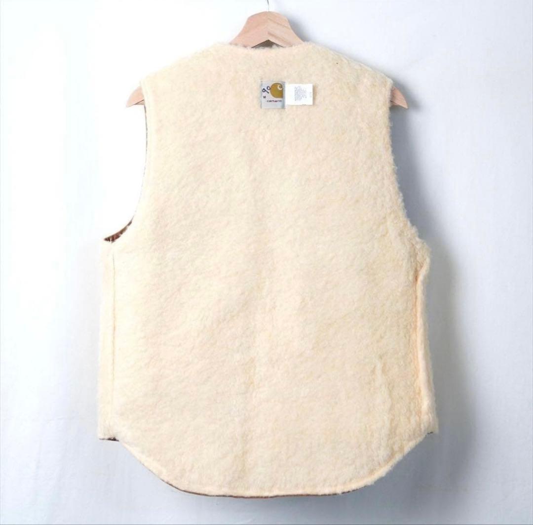 ビンテージ カーハート ダック 裏ボアベスト デッドストック ovy 大藤