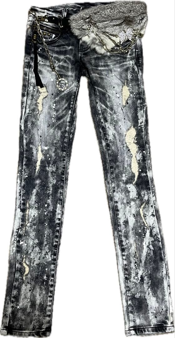 d.i.a. GARULA  fur belt denim pants ベルト