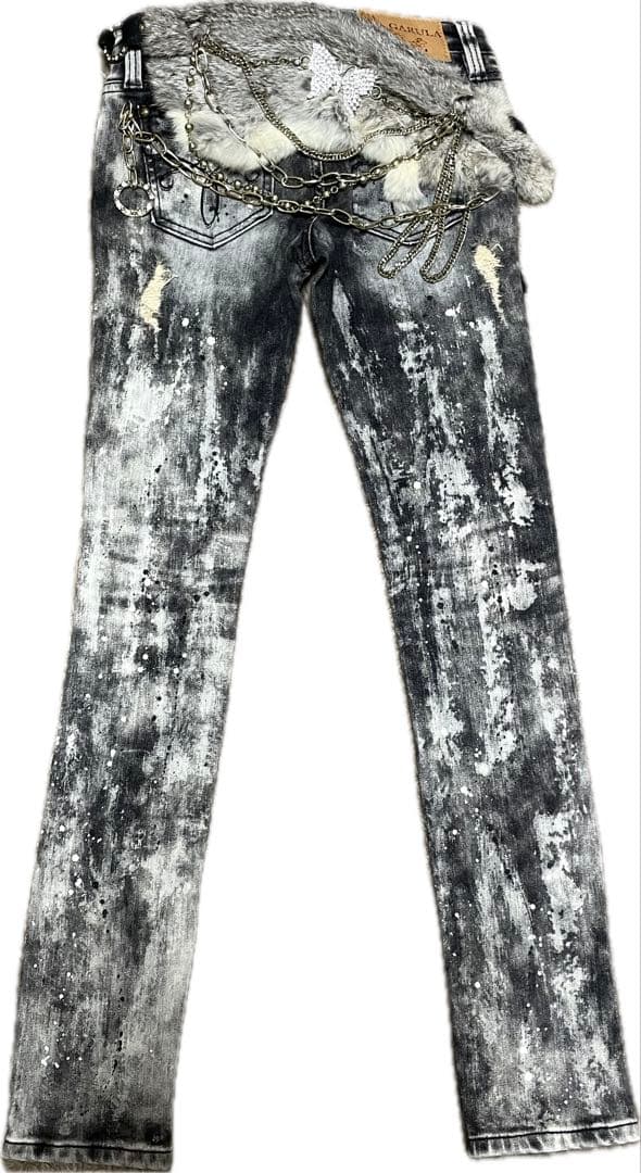 d.i.a. GARULA  fur belt denim pants ベルト