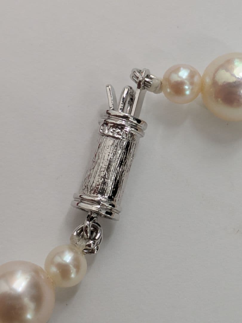 パール ネックレス SV925 真珠 アクセサリー