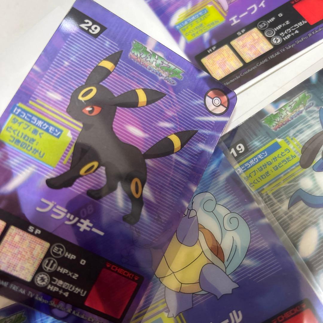 ポケモン アドバンスジェネレーション エーフィ　ブラッキー　ラムネ クリアカード