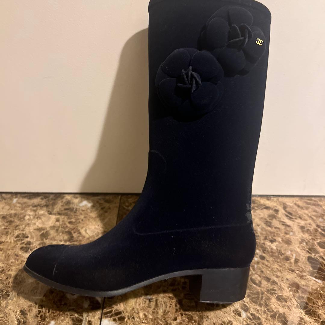 CHANEL レインブーツ　37