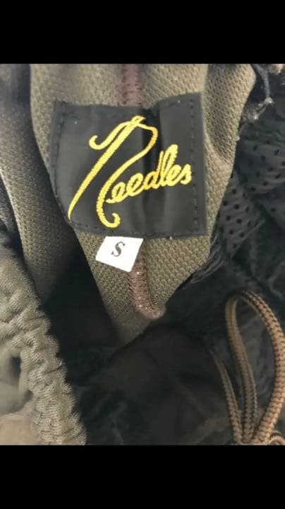 needles トラックパンツ  チャコール