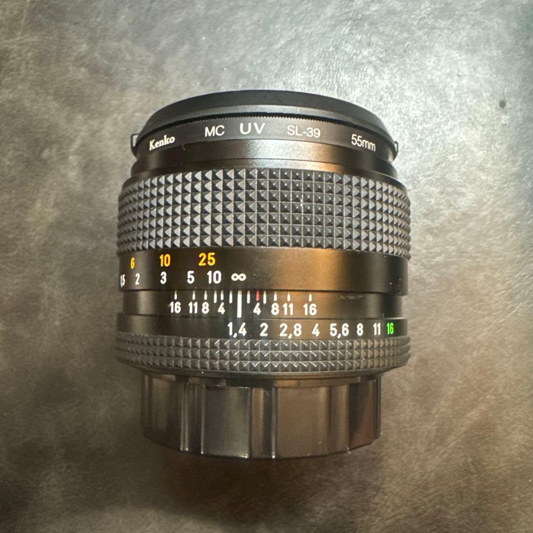 レンズ(単焦点) contax planar 50mm f1.4 mmj