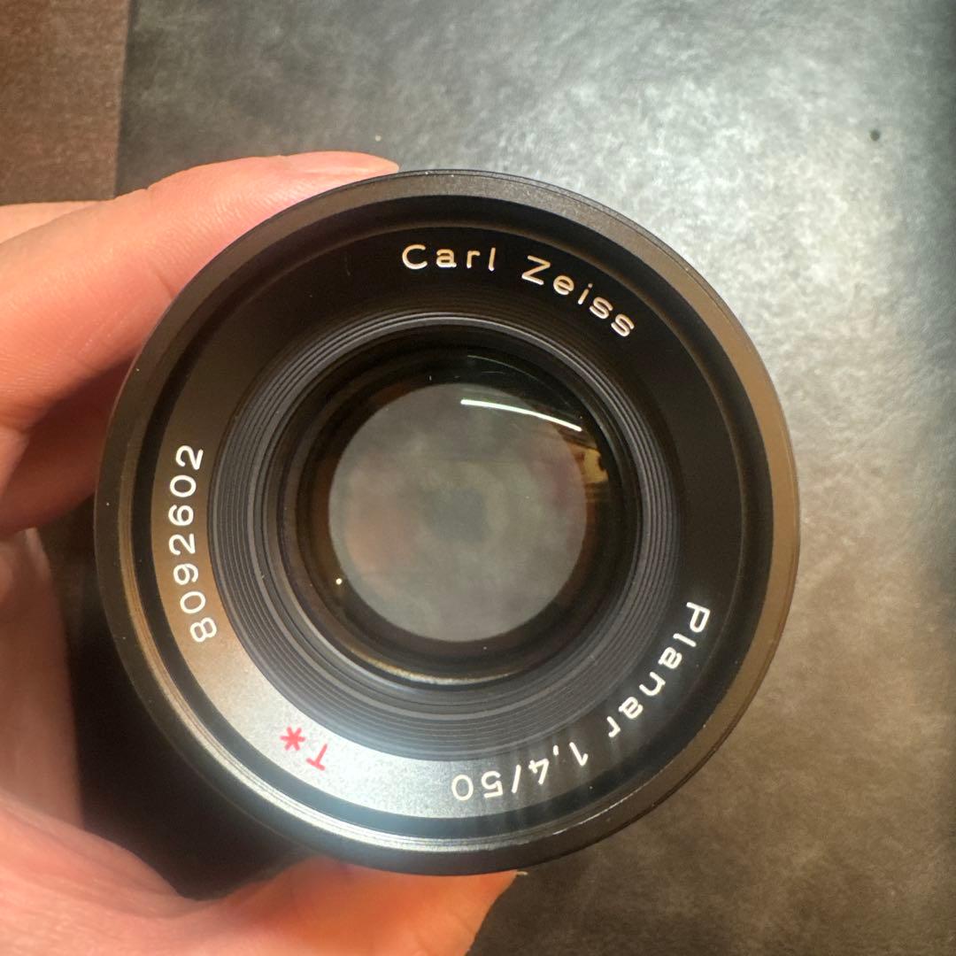 レンズ(単焦点) contax planar 50mm f1.4 mmj