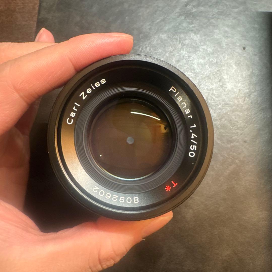 レンズ(単焦点) contax planar 50mm f1.4 mmj