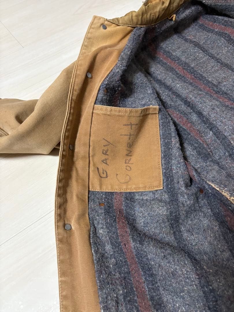 ハ*フ様 60s Carhartt カーハート チョアコート ダック ミシガンボ