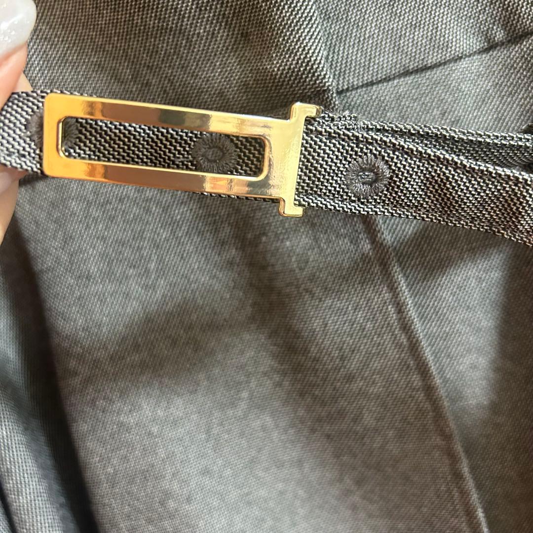 SNIDEL スナイデル ベルティッドペプラムスイッチングワンピ