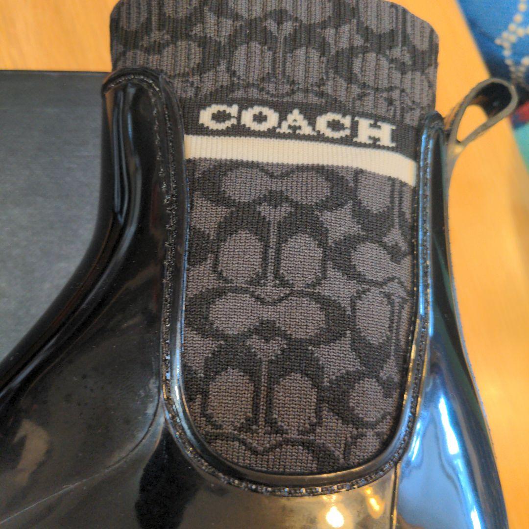 【佐藤さま専用】COACH コーチ レインブーツ サイドゴアブーツ