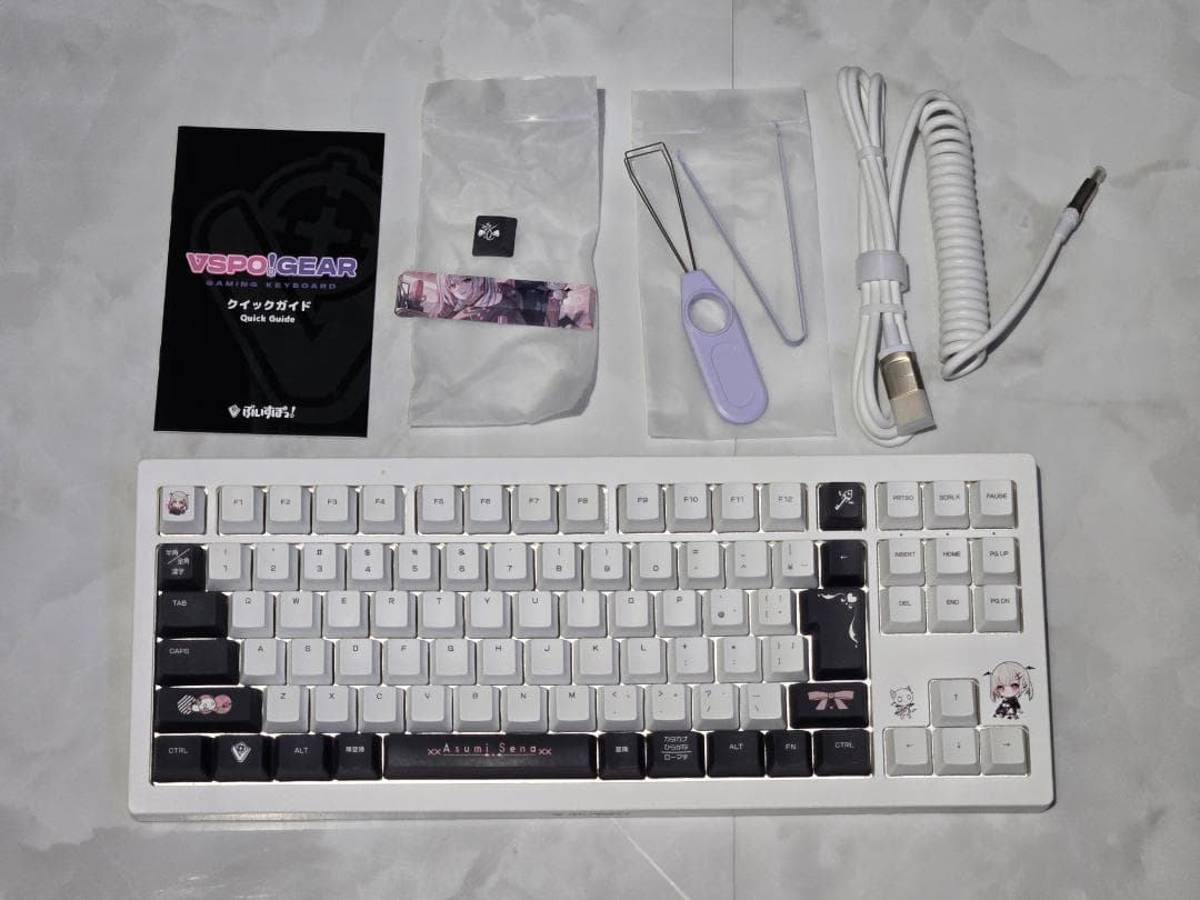 VSPO! GEAR ぶいすぽっ！ ゲーミングキーボード 空澄セナ