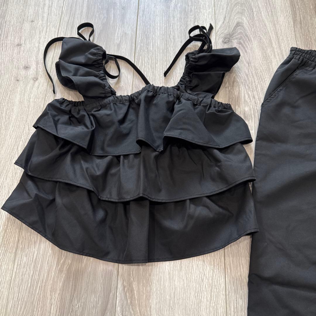 kate spade new york kids フリルトップス&パンツセット