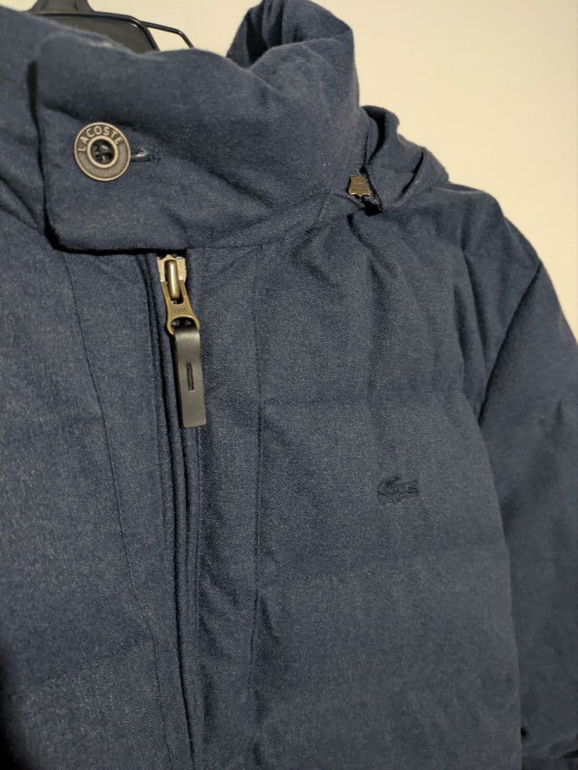 LACOSTE ネイビー ダウンジャケット US48