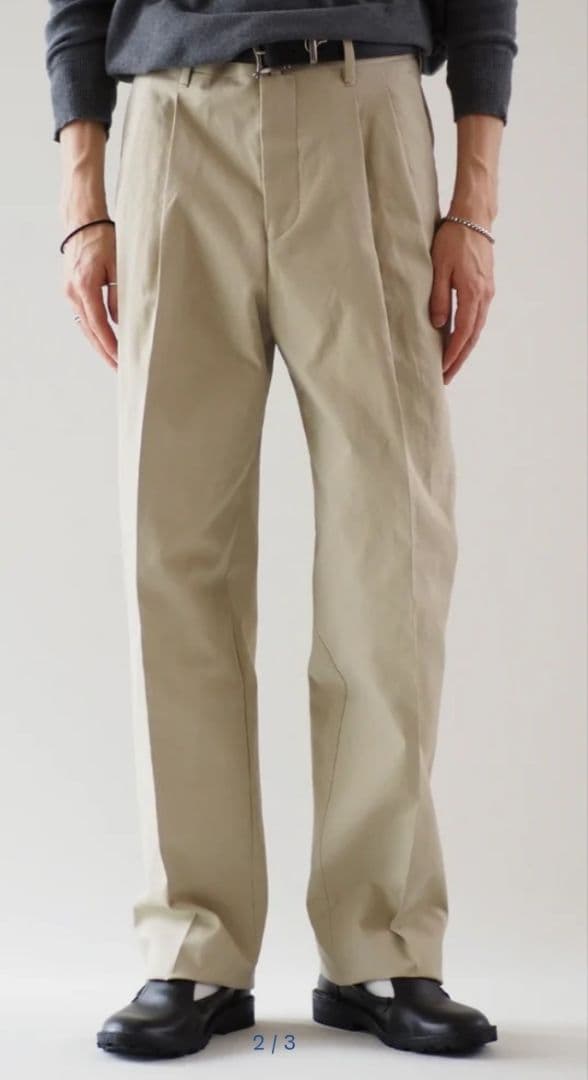 MAATEE & SONS 俺のチノ　キミベージュ