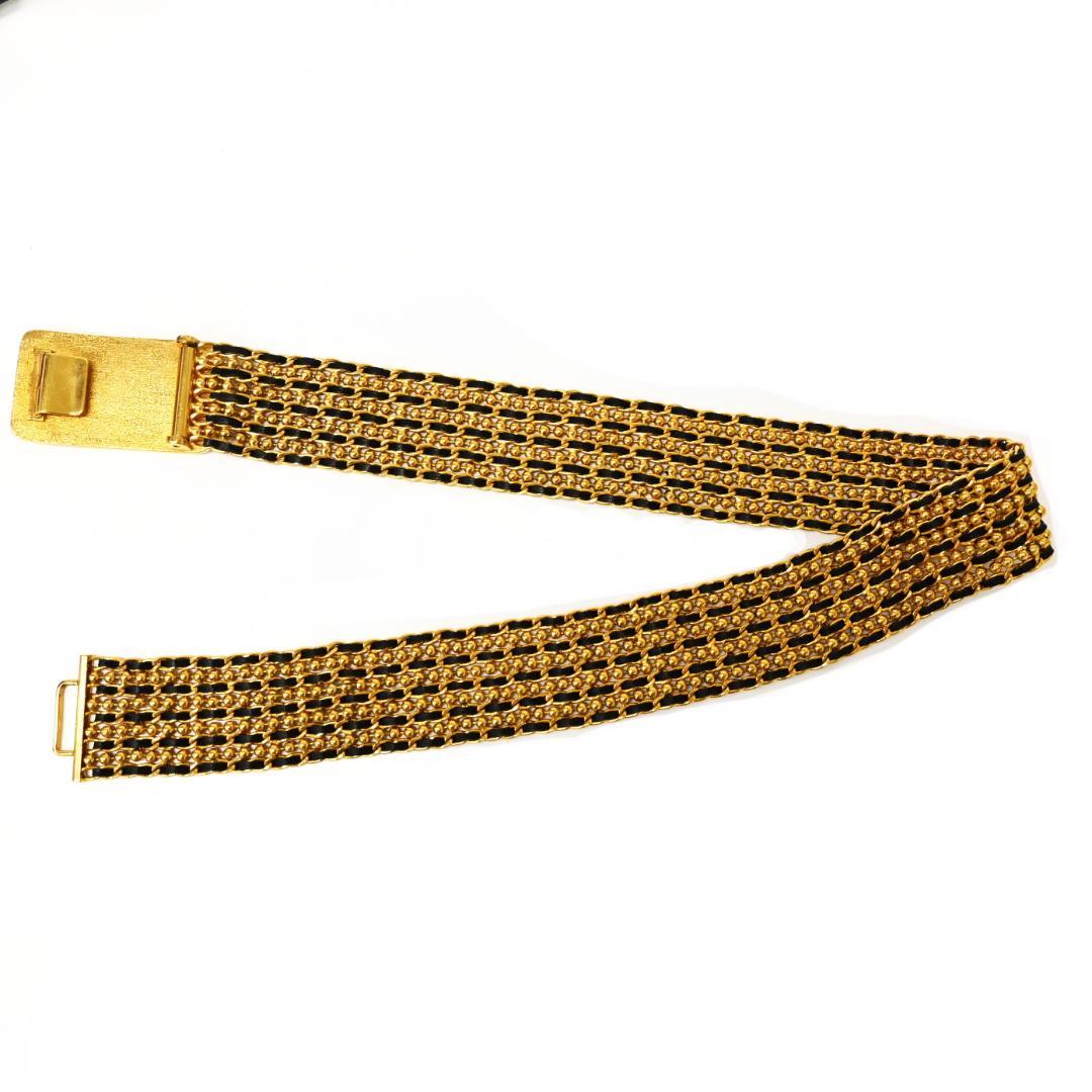 ■ 40097★96A CHANEL シャネル チェーン　ベルト ゴールド