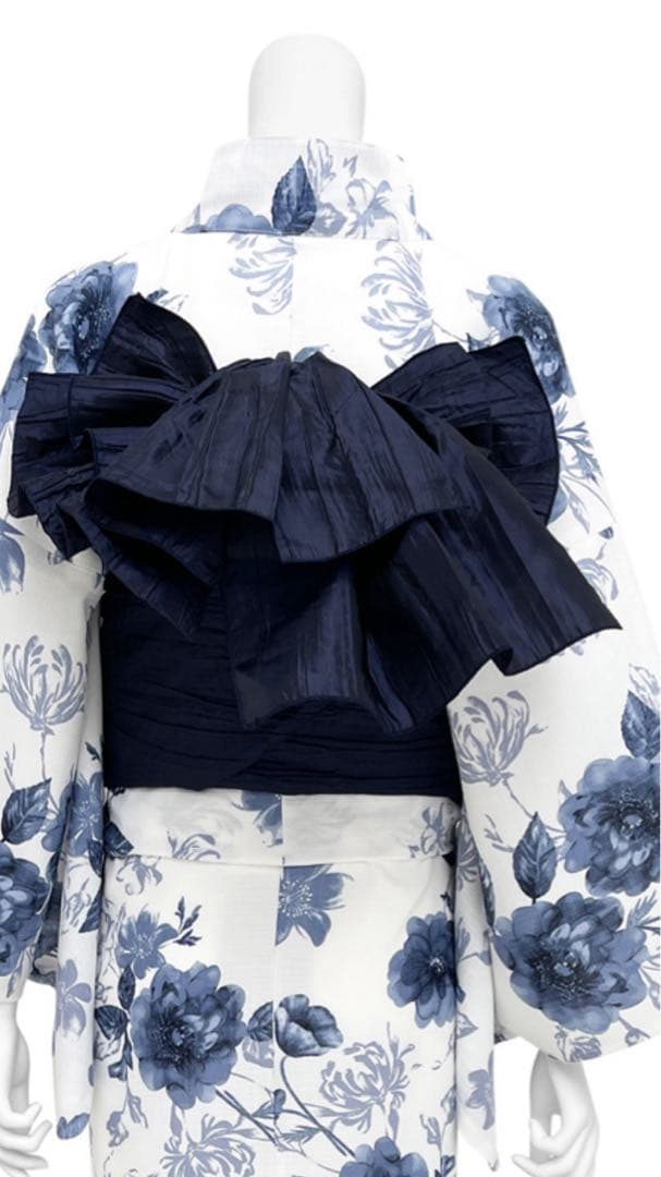 新品・未使用　水彩花柄浴衣セット[gi1519] GRL