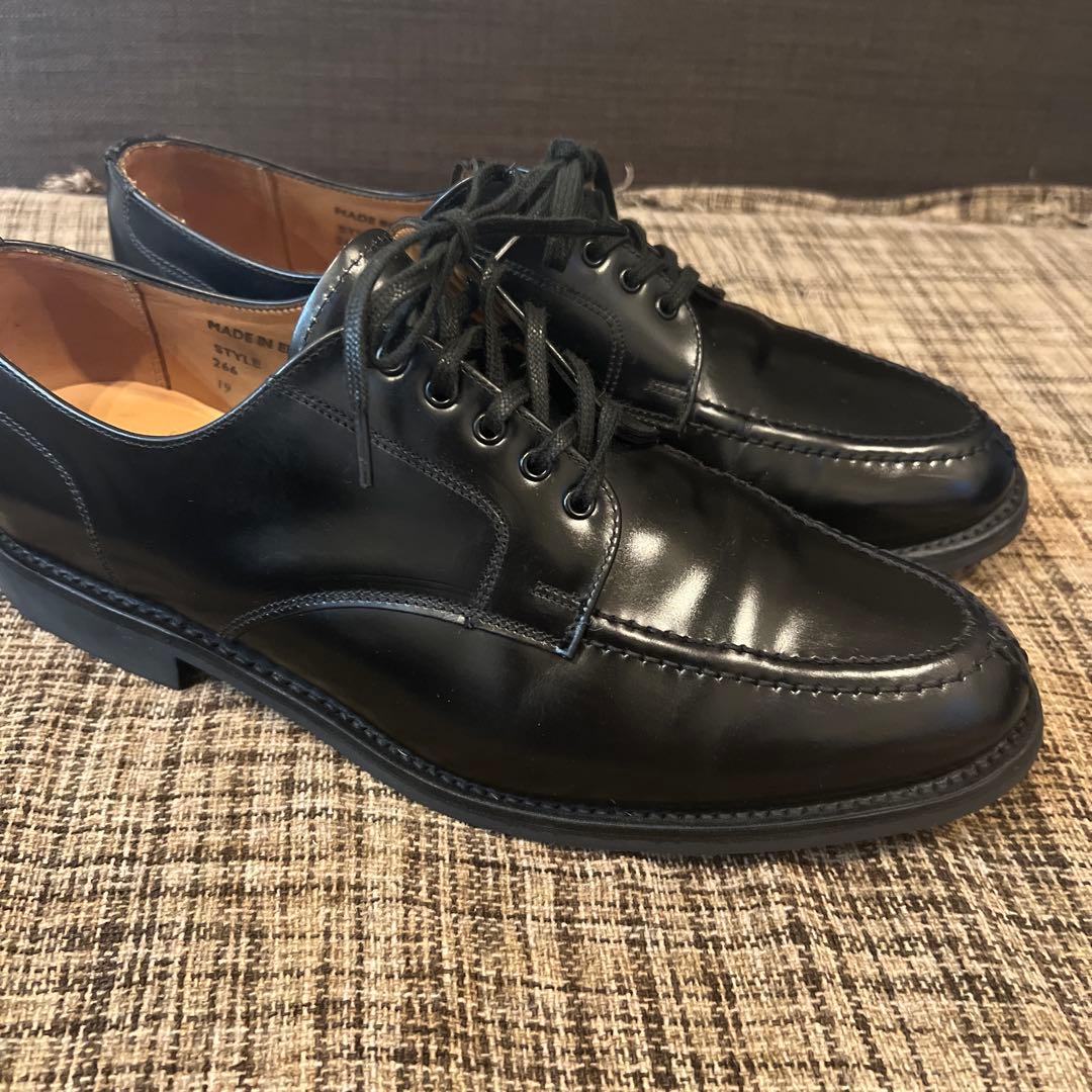 Sanders ブラック ドレスシューズ